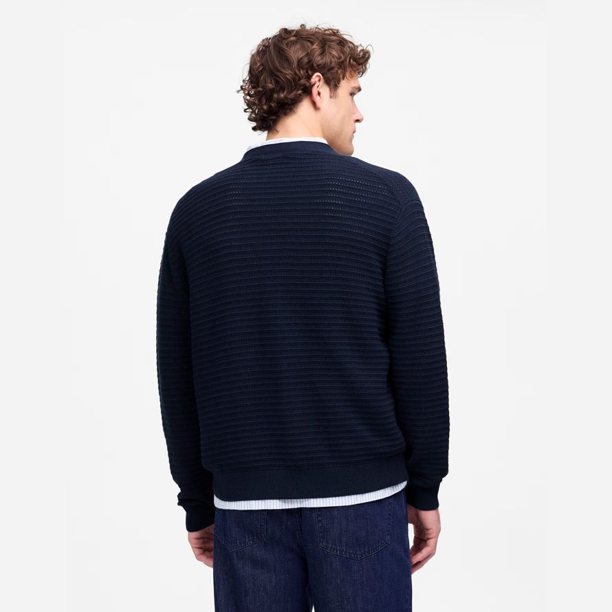 navy mens madewell ouvert À coudre de coton cardigan