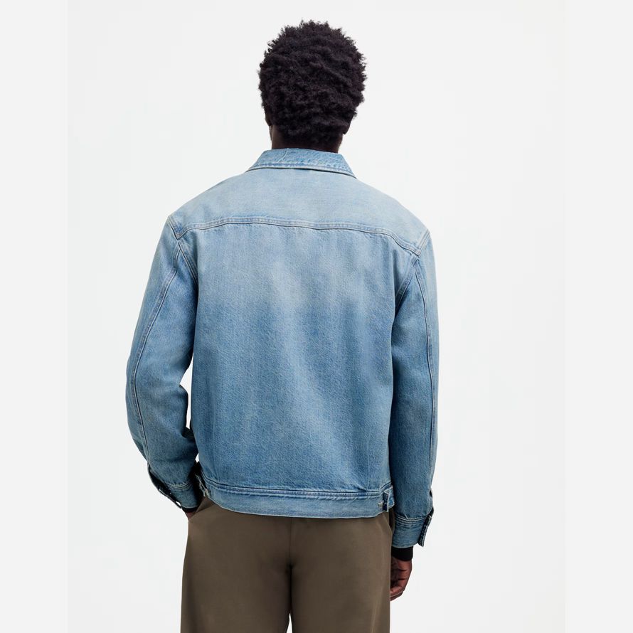 madewell shirt mens denim jacket bleu
