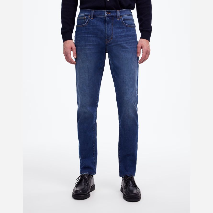 blue mens madewell athlétique slim jeans coolmax