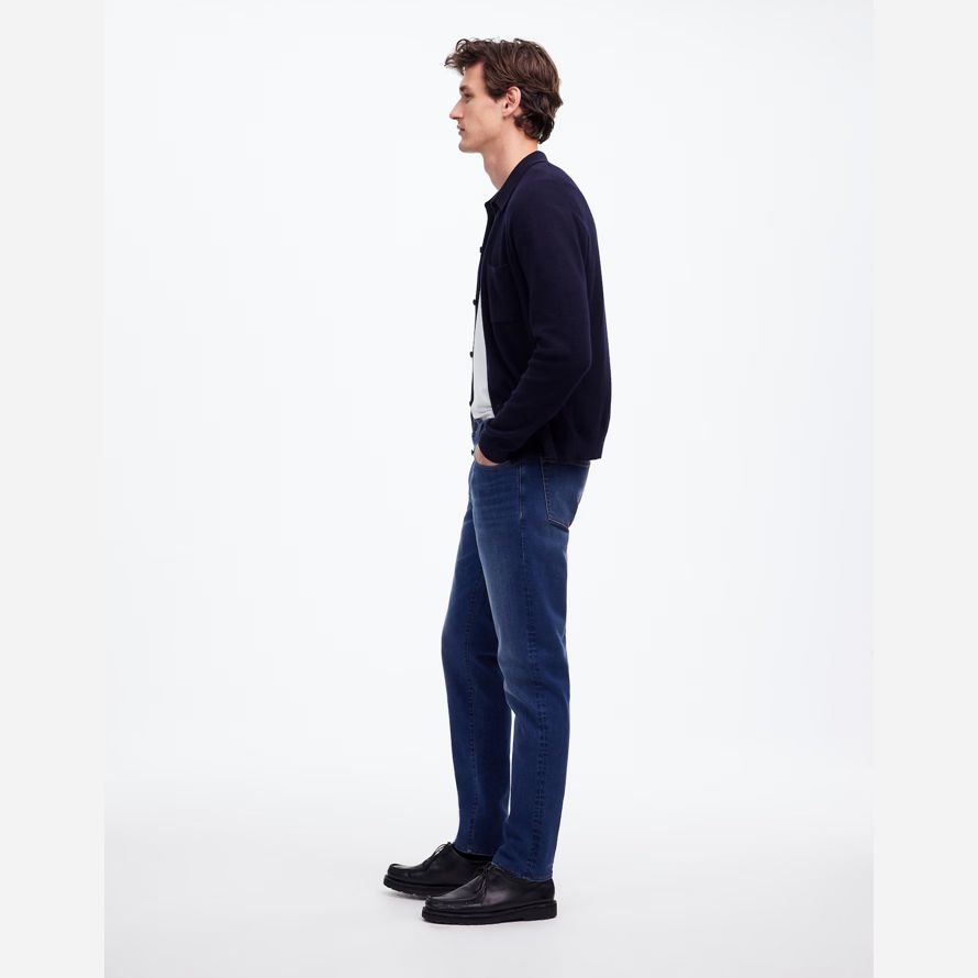 blue mens madewell athlétique slim jeans coolmax