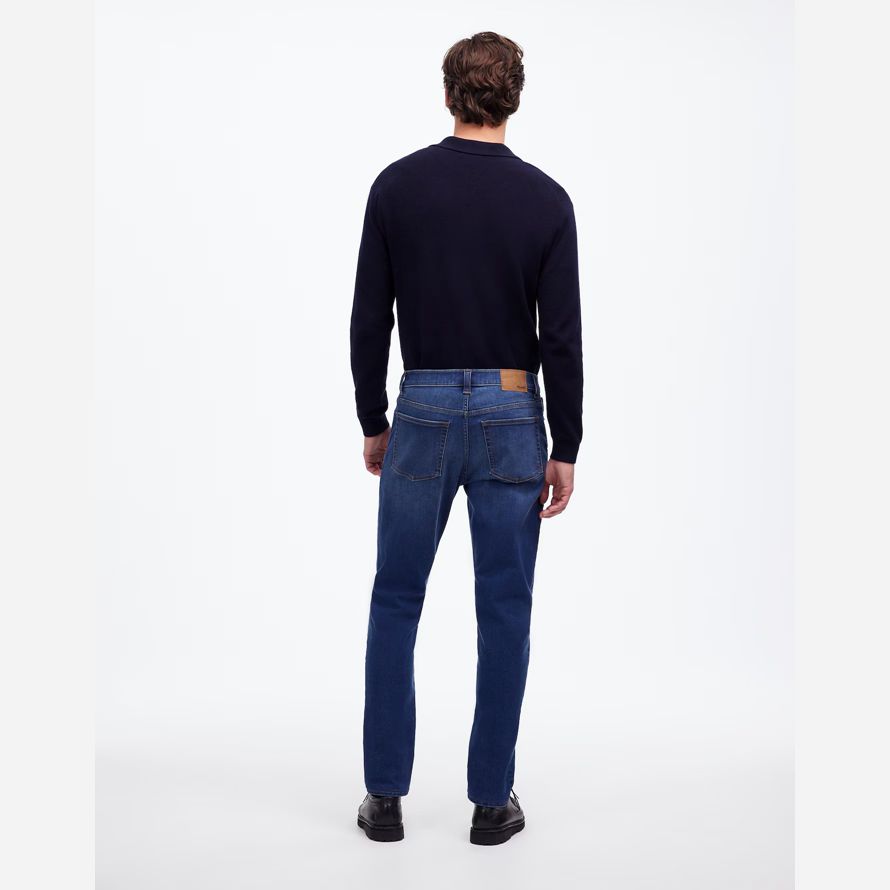 blue mens madewell athlétique slim jeans coolmax