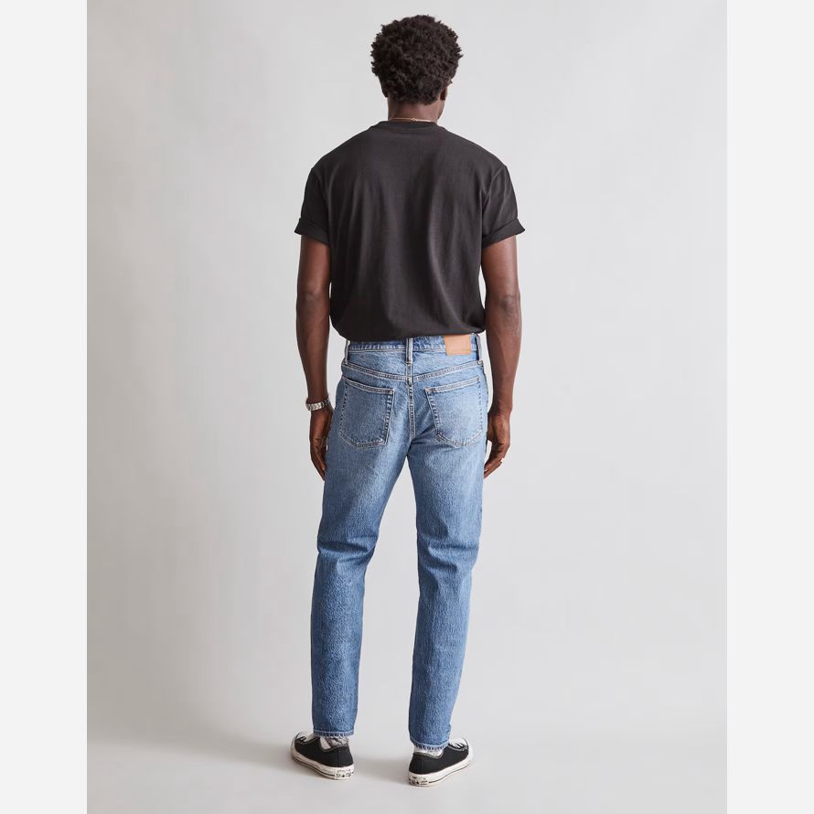 madewell détendu cône mens jeans bleu clair