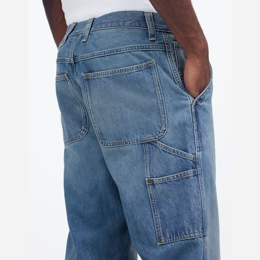 madewell charpentier mens jeans bleu