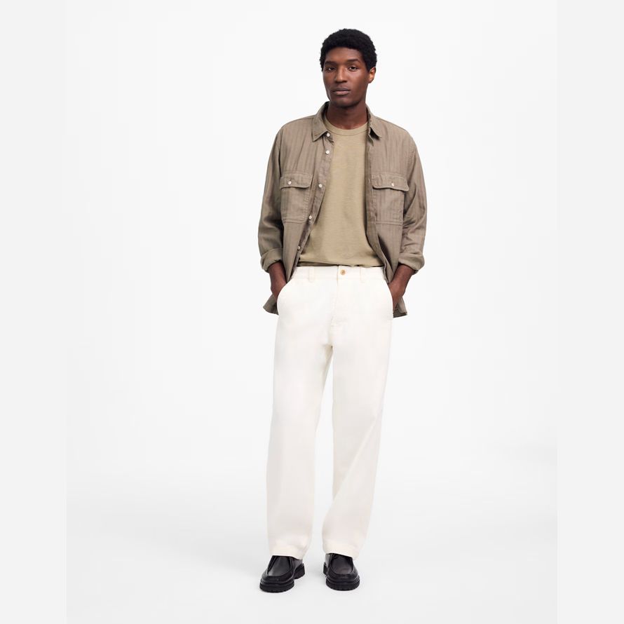 crème madewell poche plaquée mens jeans