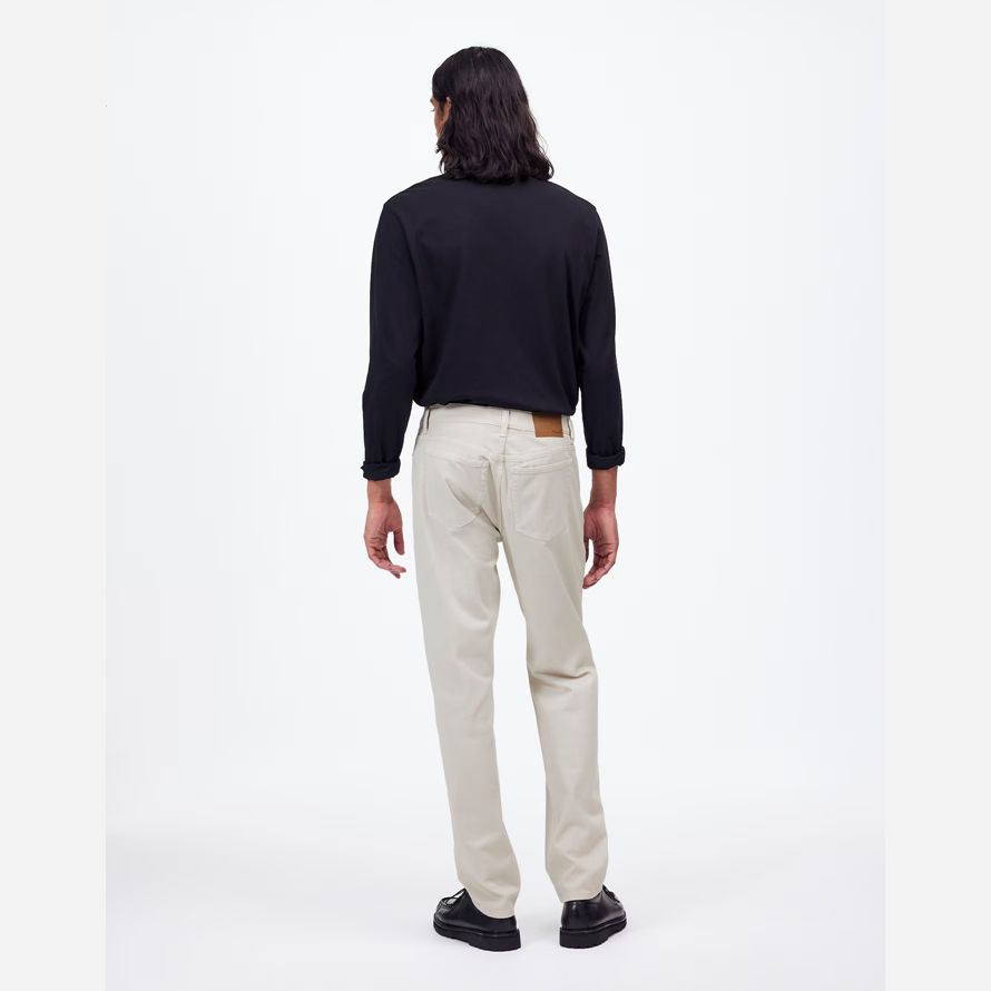 madewell la allday 1991 straight-leg mens pantalon de crème légère