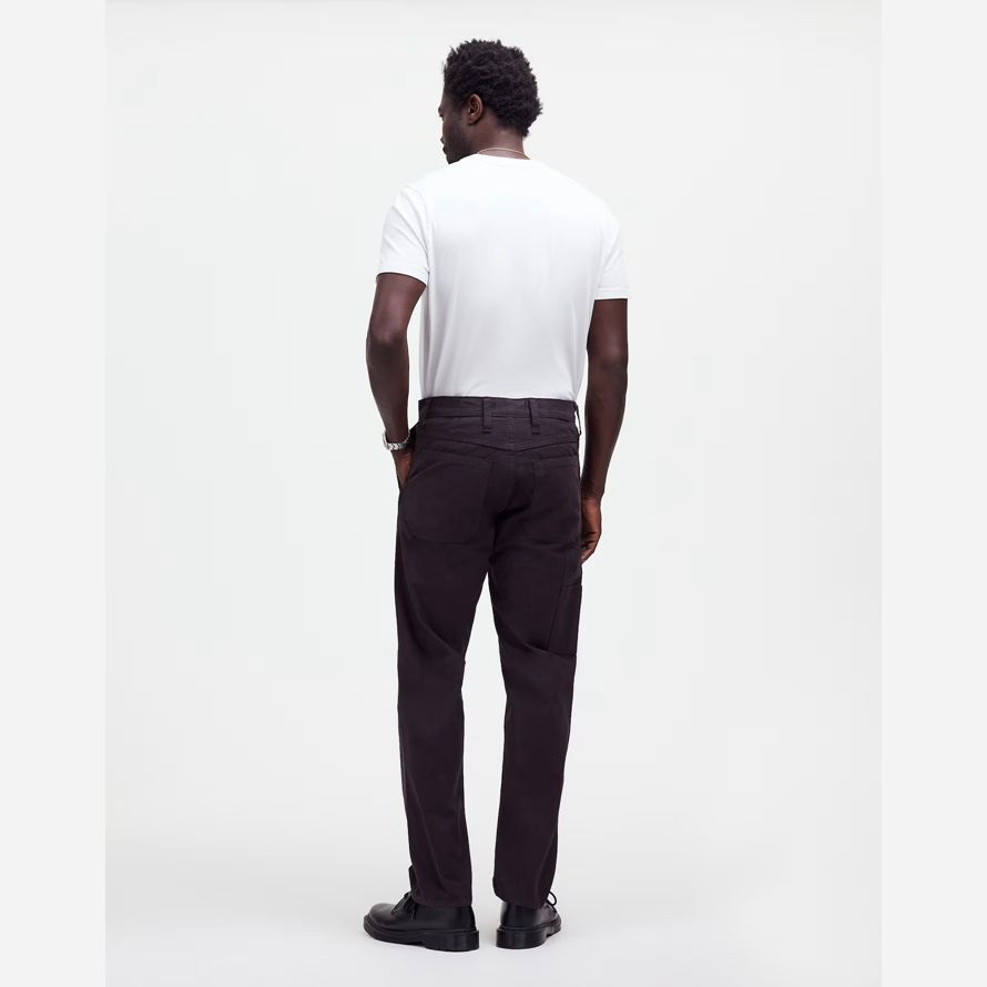 gris foncé madewell détendu droite des vêtements de travail pantalon de mens