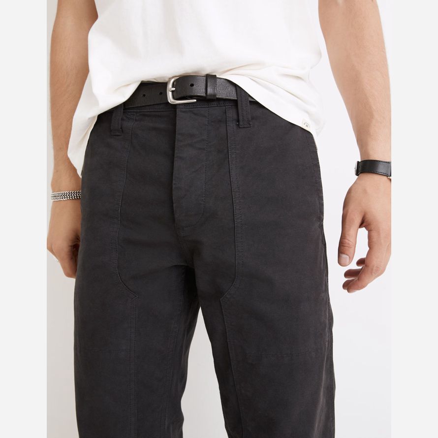 gris foncé madewell détendu droite des vêtements de travail pantalon de mens