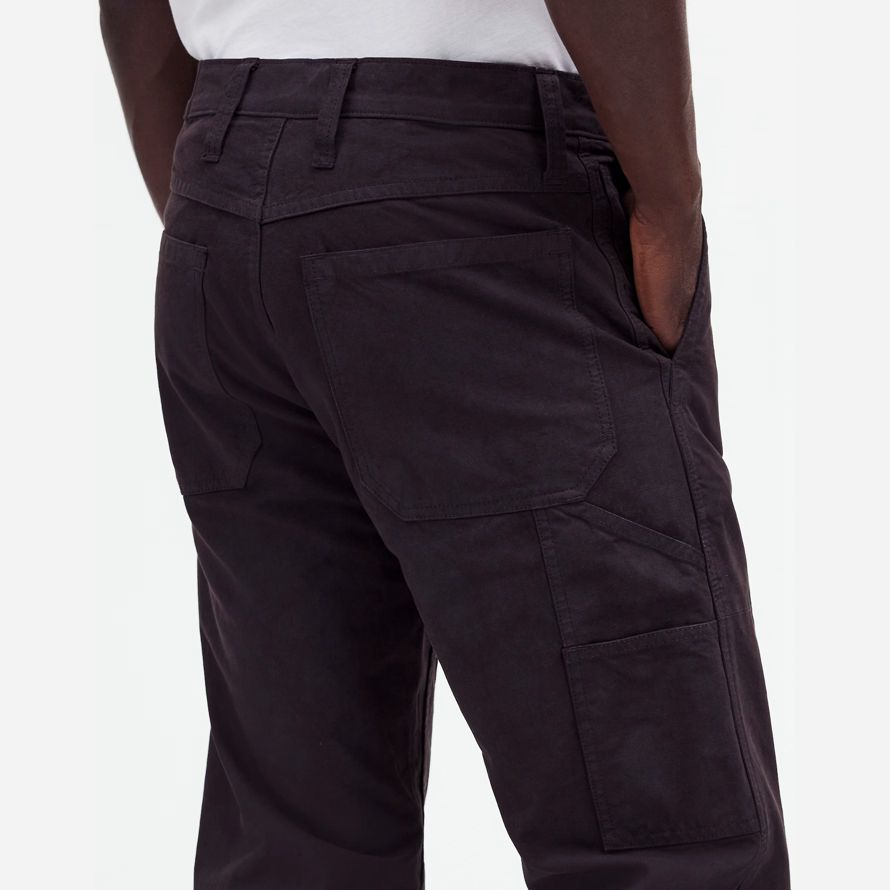 gris foncé madewell détendu droite des vêtements de travail pantalon de mens