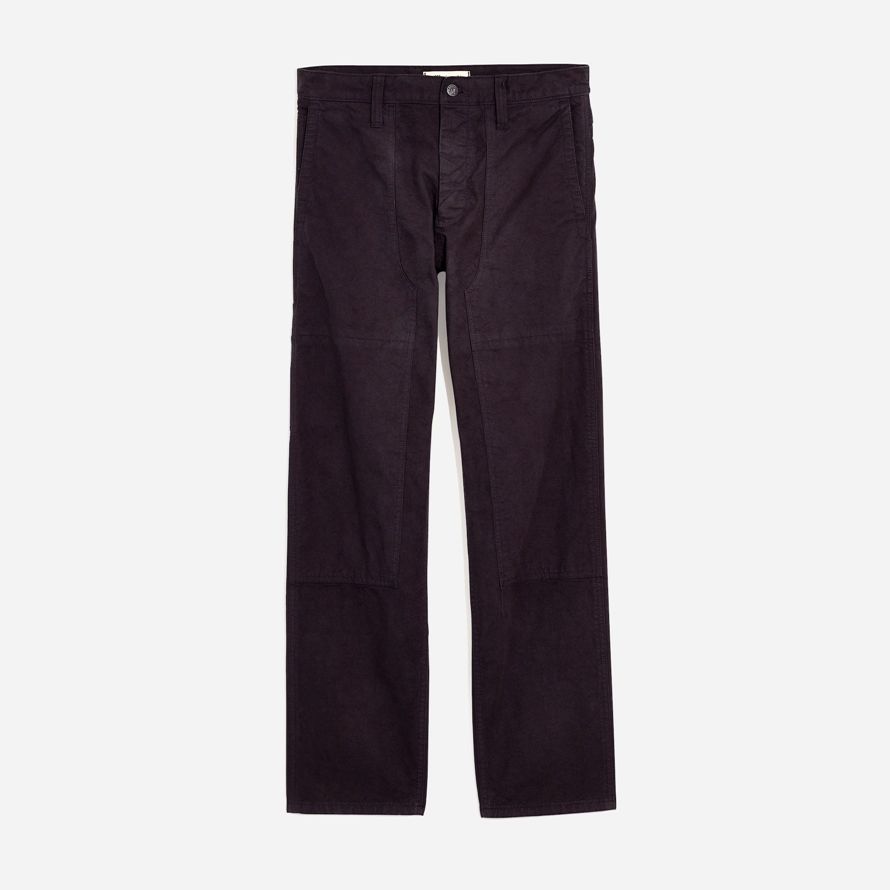gris foncé madewell détendu droite des vêtements de travail pantalon de mens