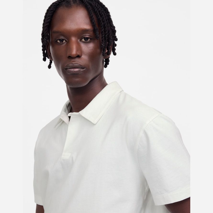 mens madewell le vintage polo blanc