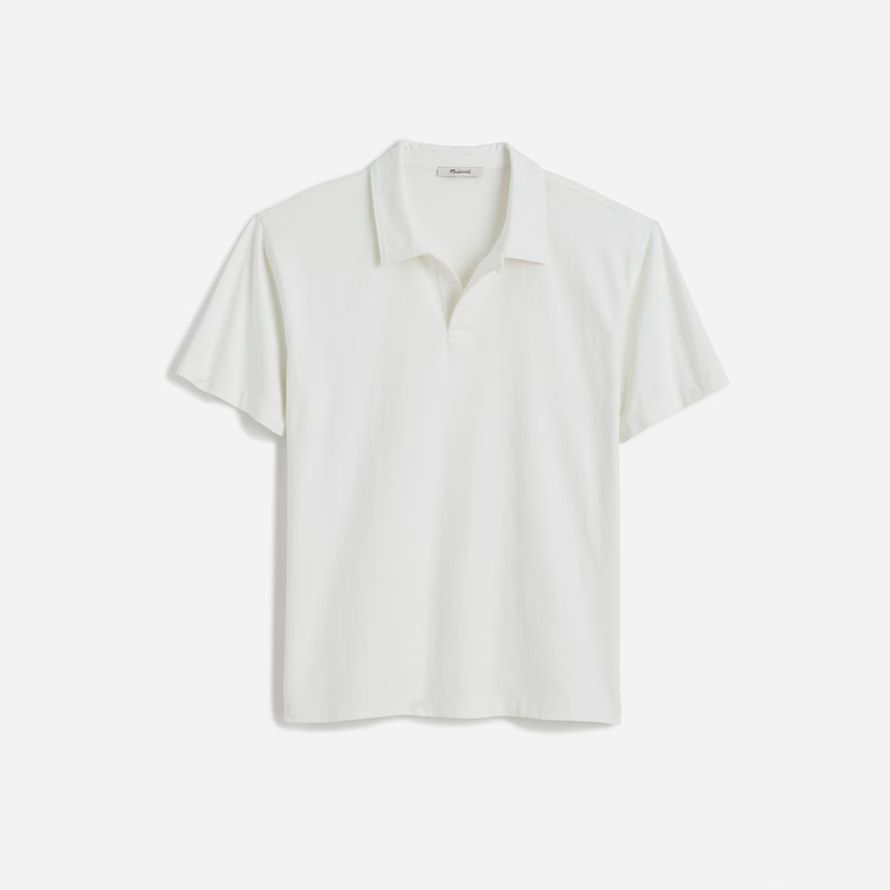 mens madewell le vintage polo blanc