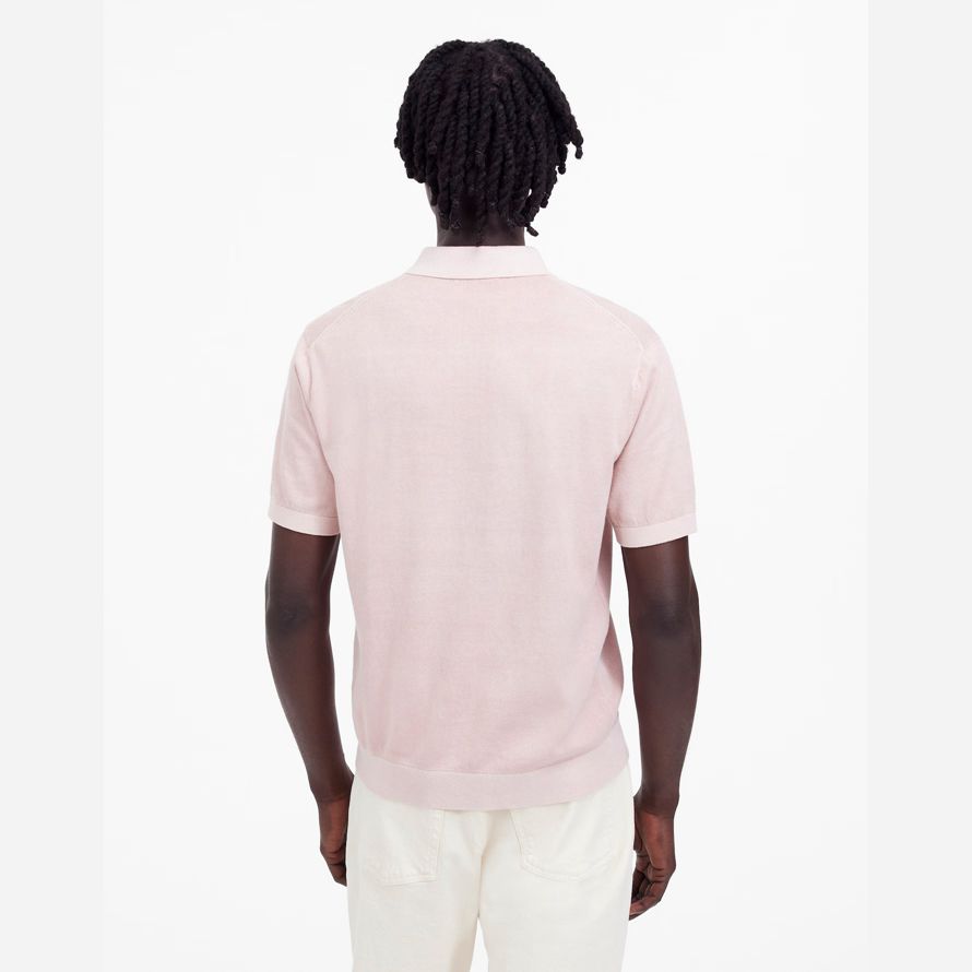 rose mens madewell À trois boutons pull polo