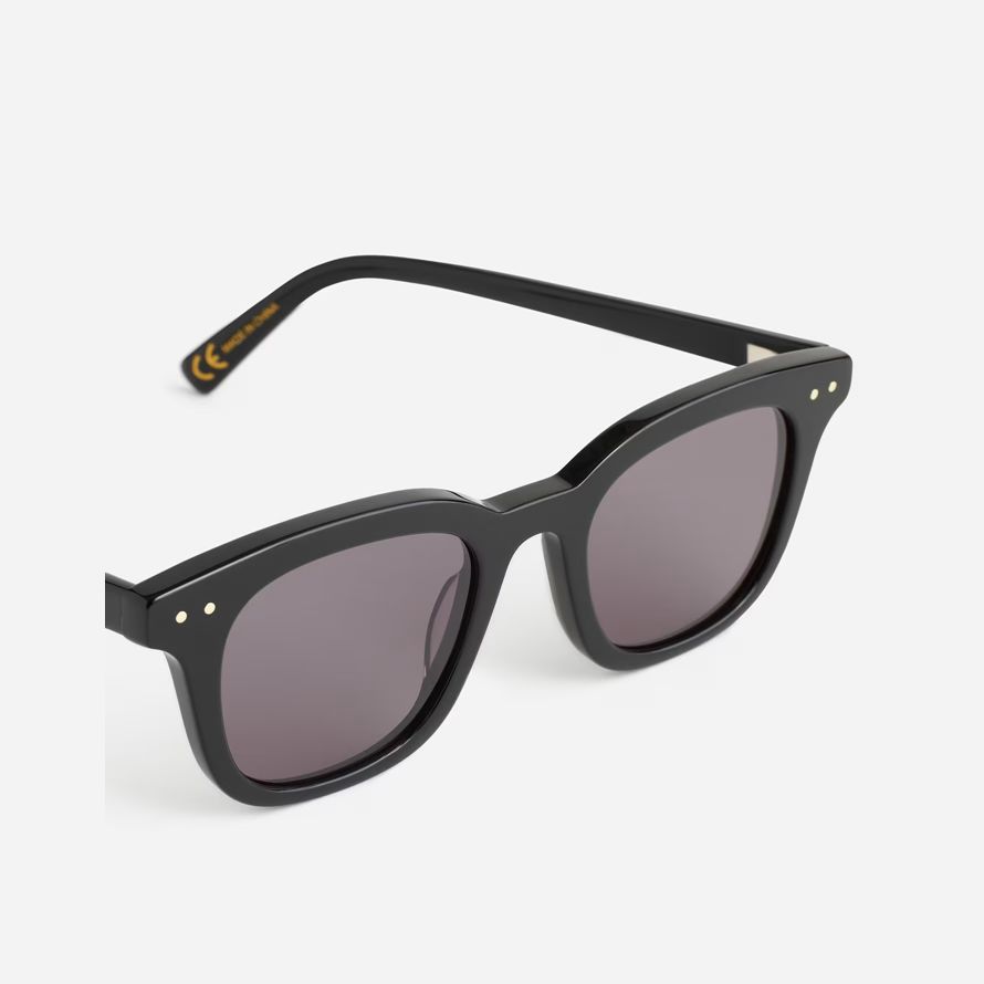 noir madewell place dacétate de lunettes de soleil des hommes