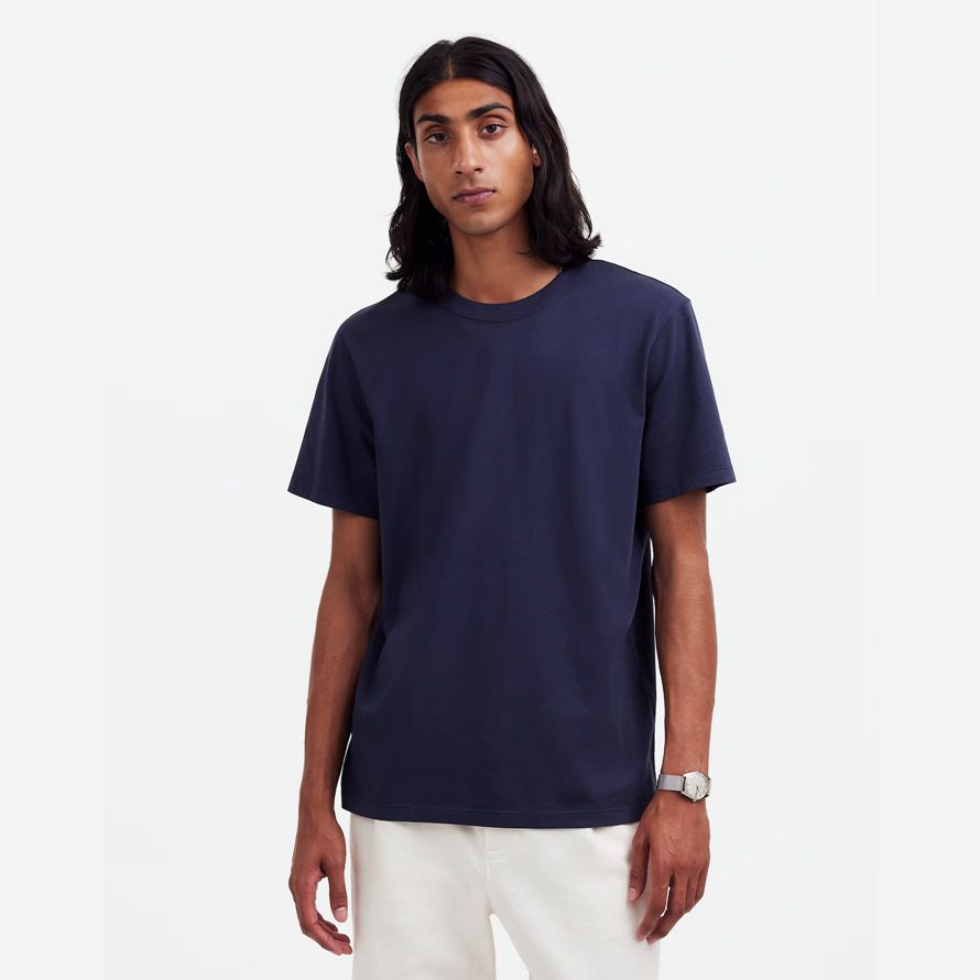 marine madewell vêtement teint allday crewneck mens t-shirts