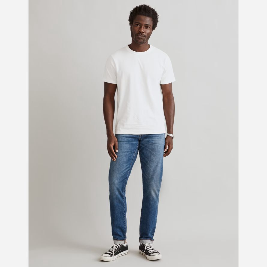 madewell vêtement teint allday crewneck mens t-shirts blancs