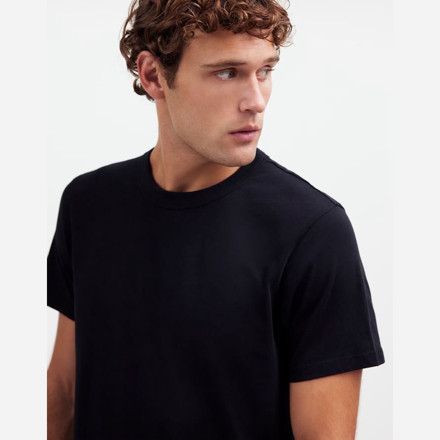 mens madewell vêtement teint allday encolure ras du cou t-shirts noir