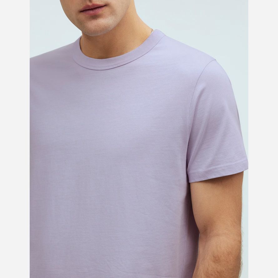la lumière pourpre mens madewell vêtement teint allday encolure ras du cou t-shirts