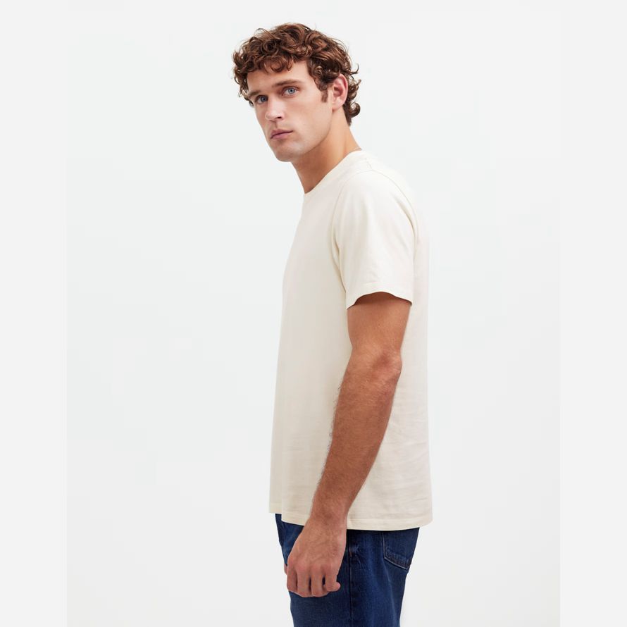 mens madewell vêtement teint allday encolure ras du cou t-shirts À la crème