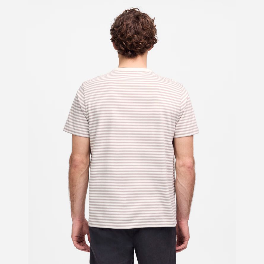 mens madewell vêtement teint allday encolure ras du cou t-shirts beige blanc