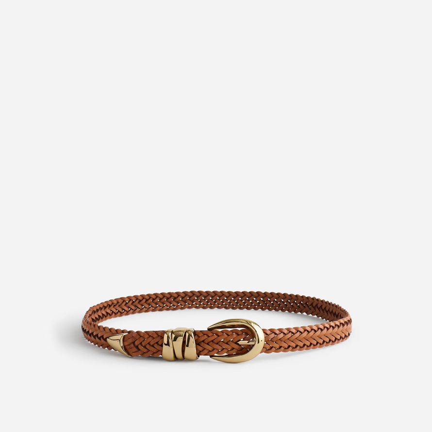 madewell triple en métal gardien womens ceinture marron