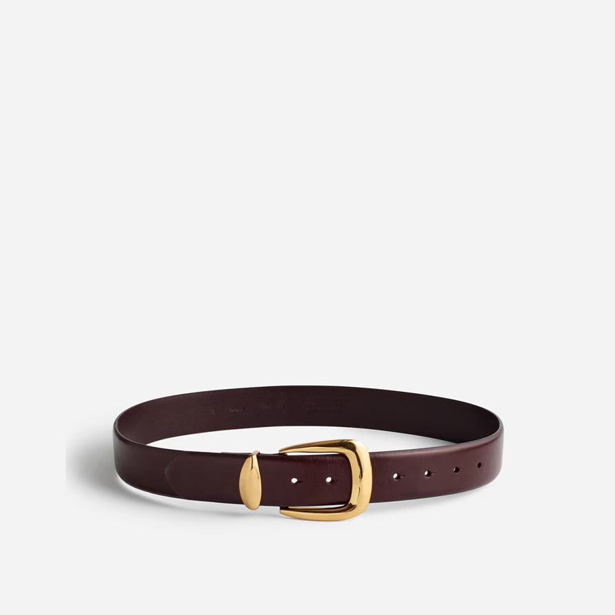 chocolat madewell métal chunky déclaration womens ceinture