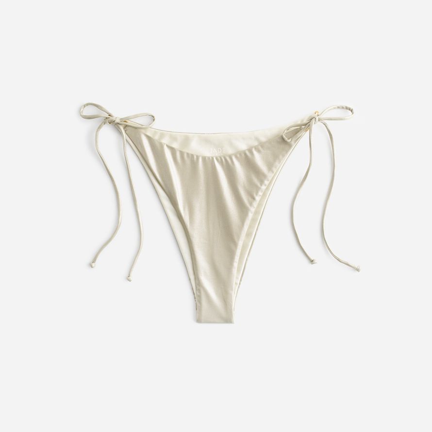 beige womens madewell jade nager lilah bas de bikini