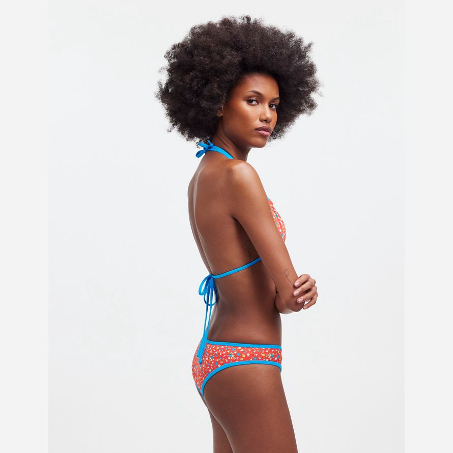rouge orange bleu womens madewell frankies colombe bas de bikini classique