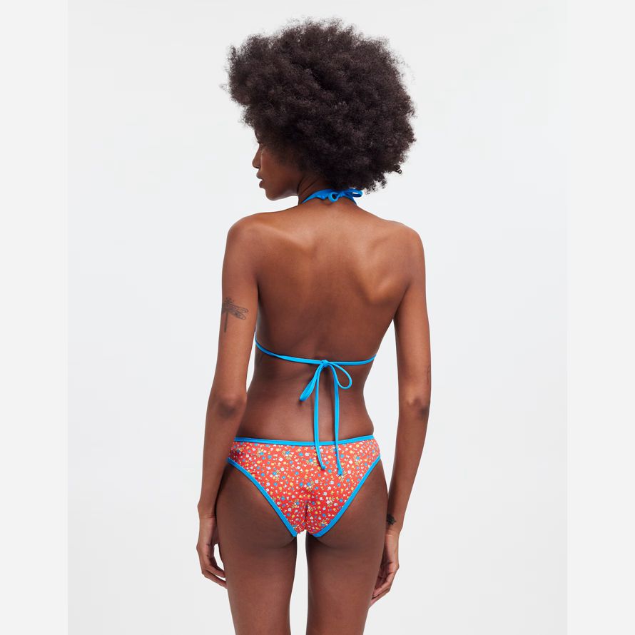 rouge orange bleu womens madewell frankies colombe bas de bikini classique