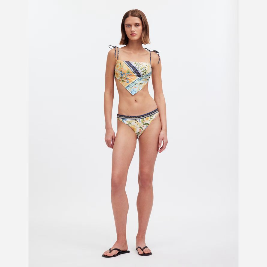 multicolore womens madewell agua bendita lola bas de bikini