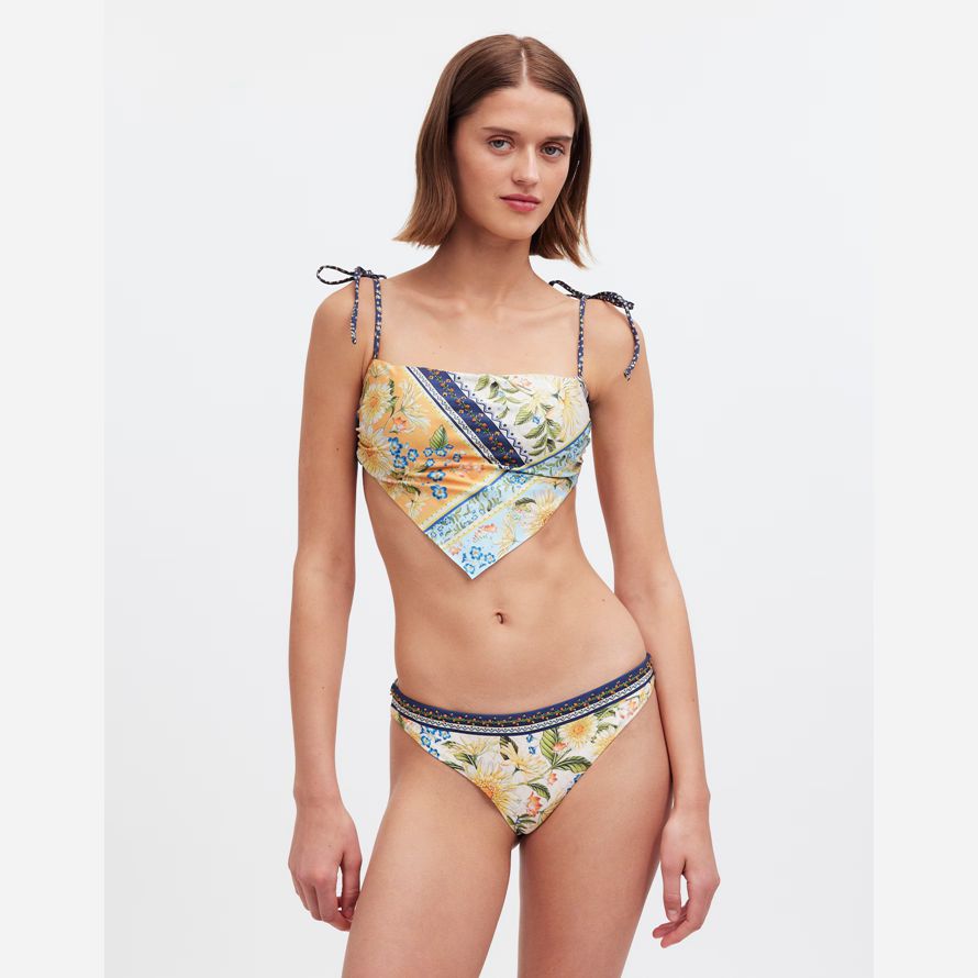 multicolore womens madewell agua bendita lola bas de bikini