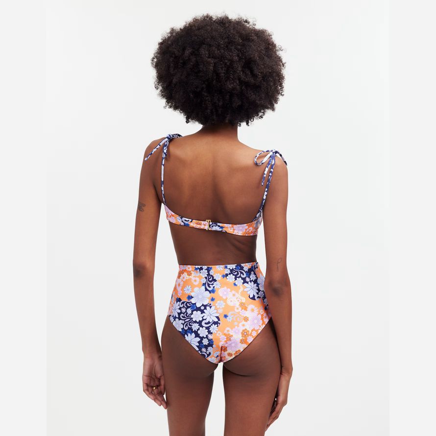 multicolore womens madewell agua bendita haut de bikini