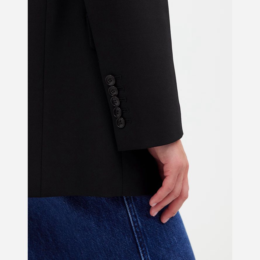 madewell la kline womens blazer noir