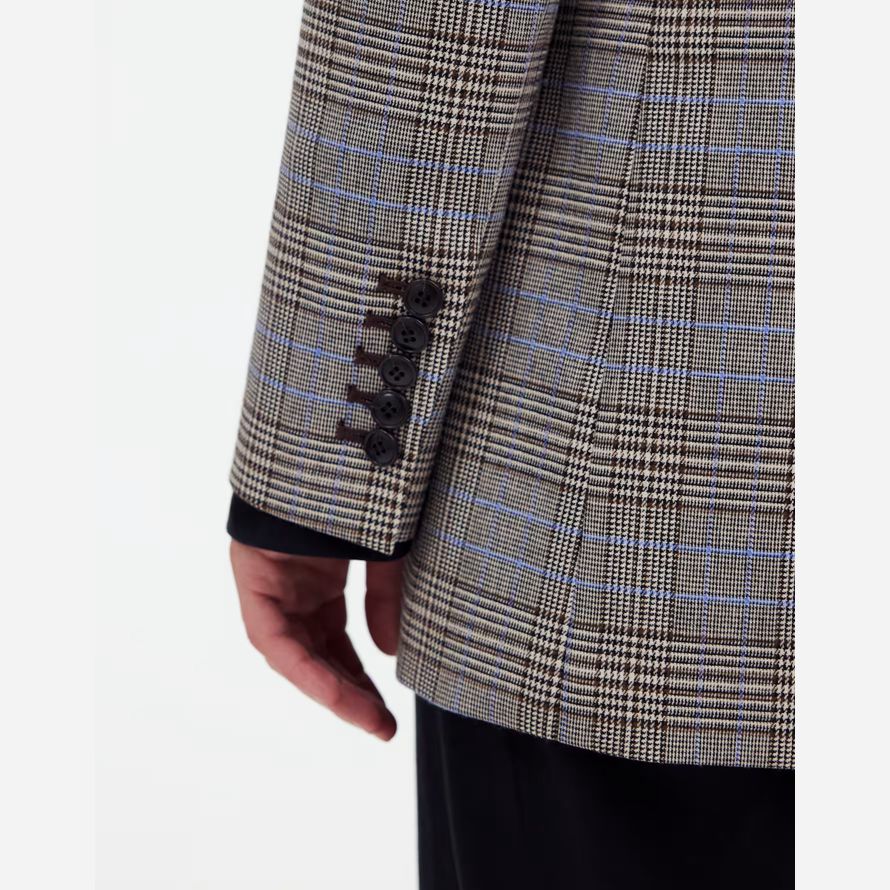 grey womens madewell la kline blazer