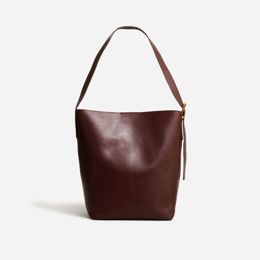 womens madewell lindispensable fourre-tout sac seau chocolat