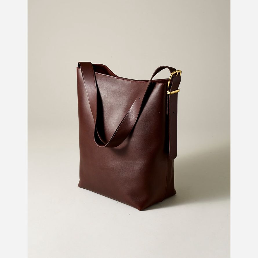 womens madewell lindispensable fourre-tout sac seau chocolat