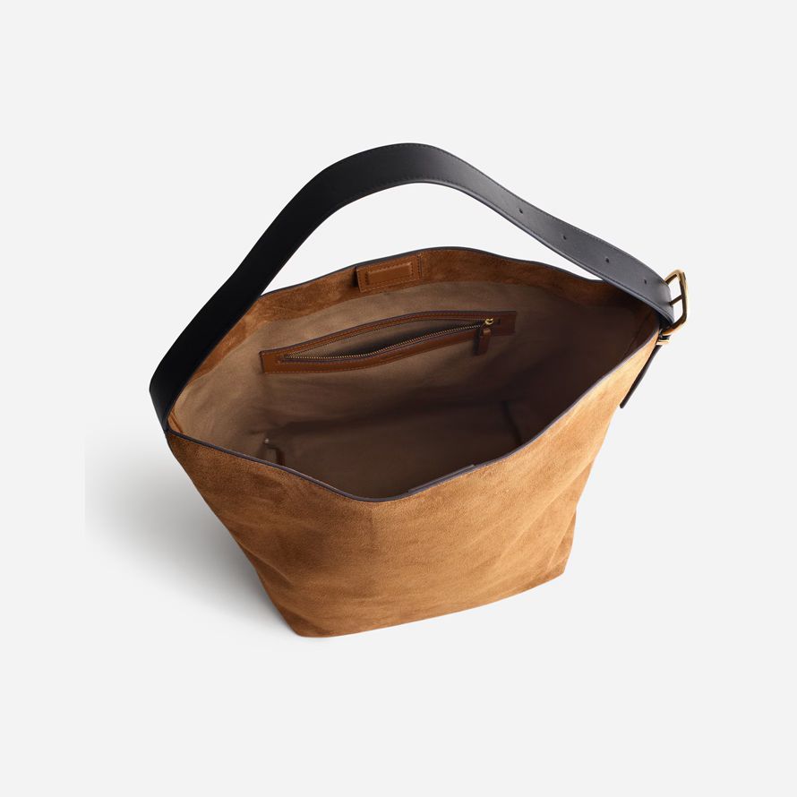 womens madewell lessentiel extra-large tote sac seau brun