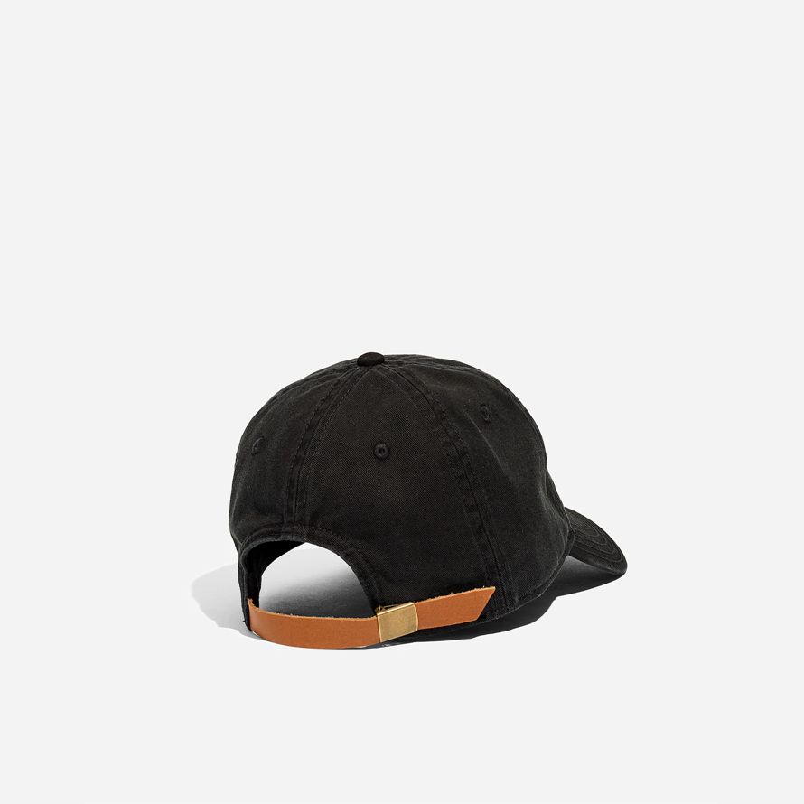 womens madewell coton bio cassé casquette de baseball noire