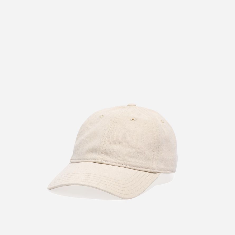 beige madewell coton bio cassé baseball pac womens