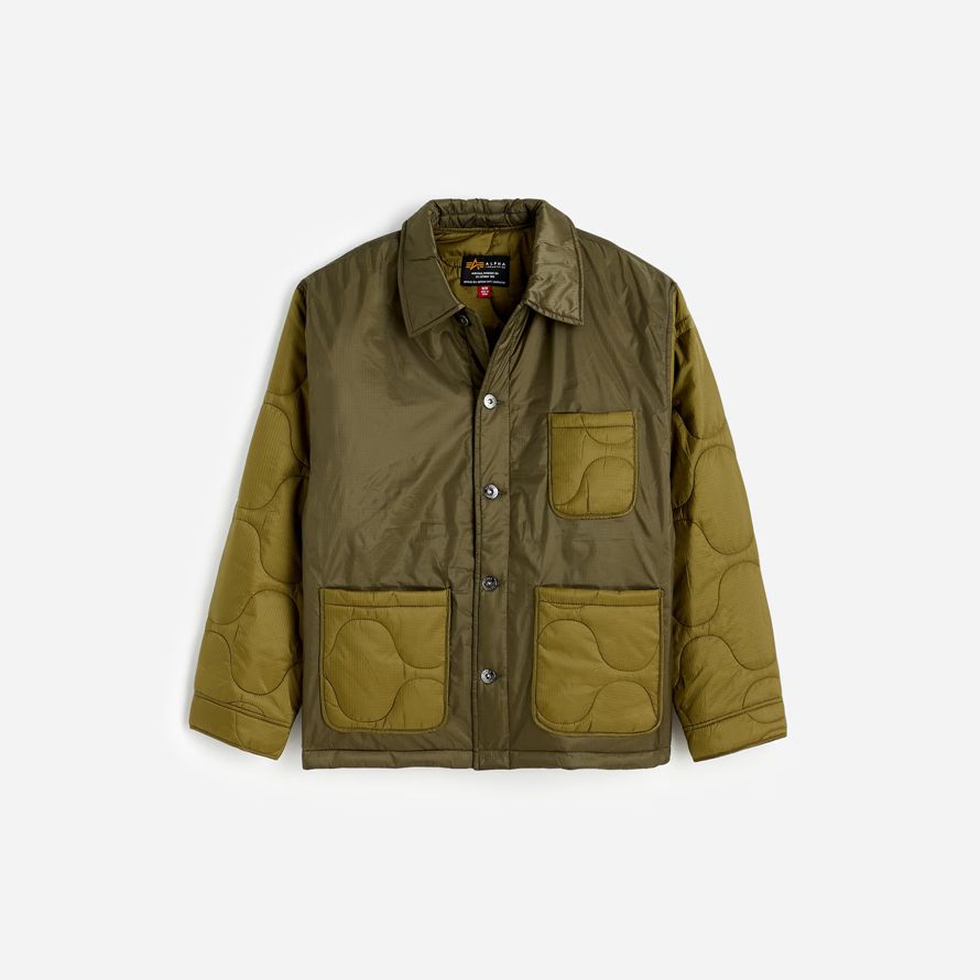 madewell alpha industries isolées corvée womens coat vert