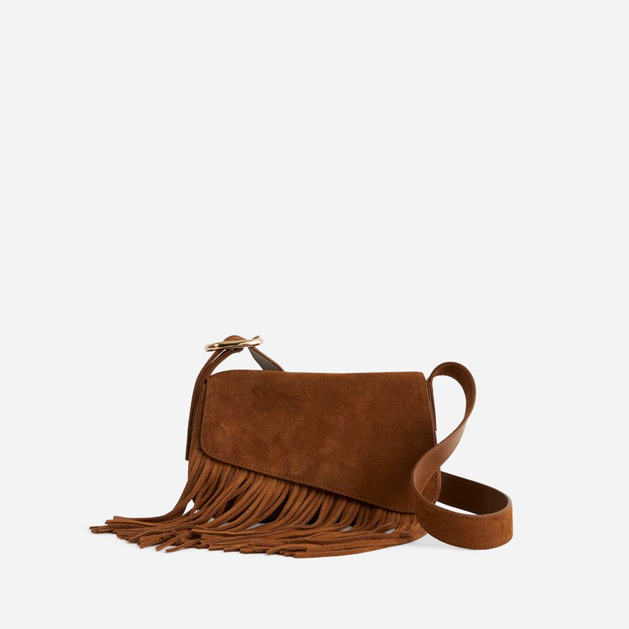 brun madewell la sculpturale boucle de femmes sac À bandoulière