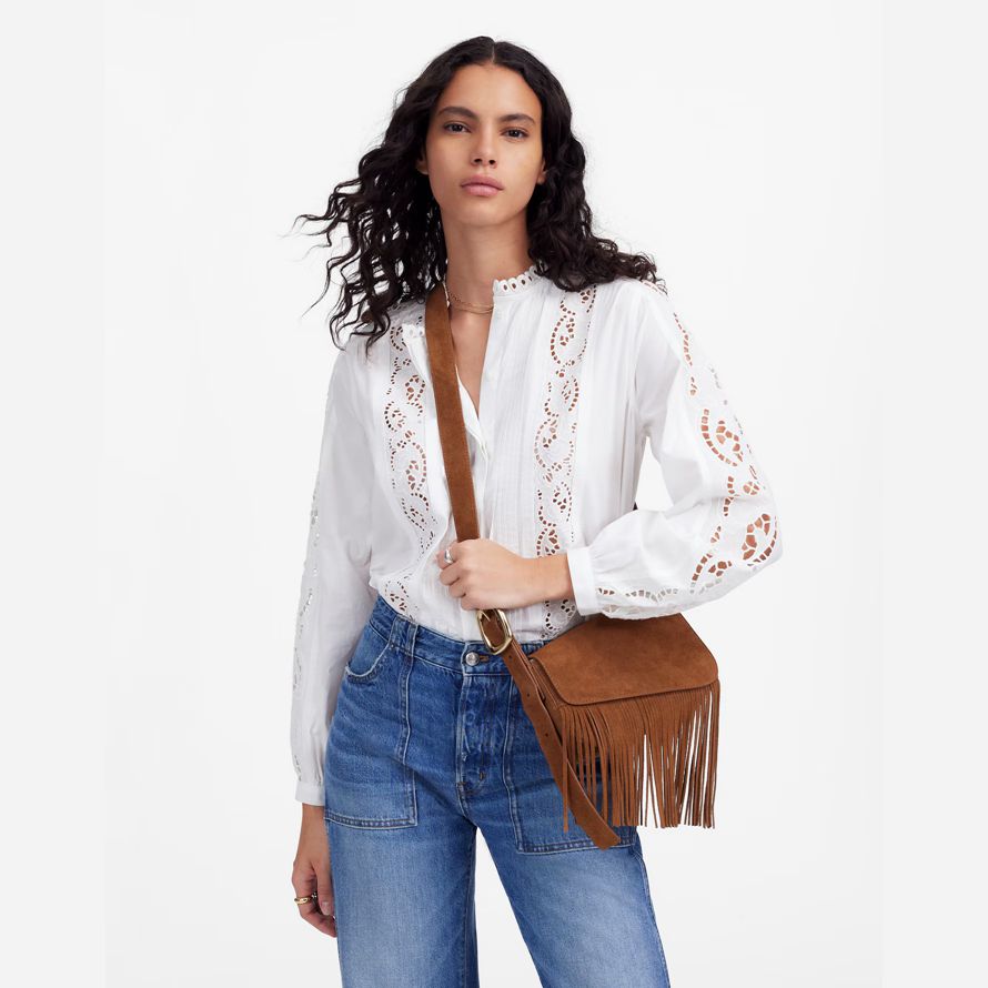 brun madewell la sculpturale boucle de femmes sac À bandoulière