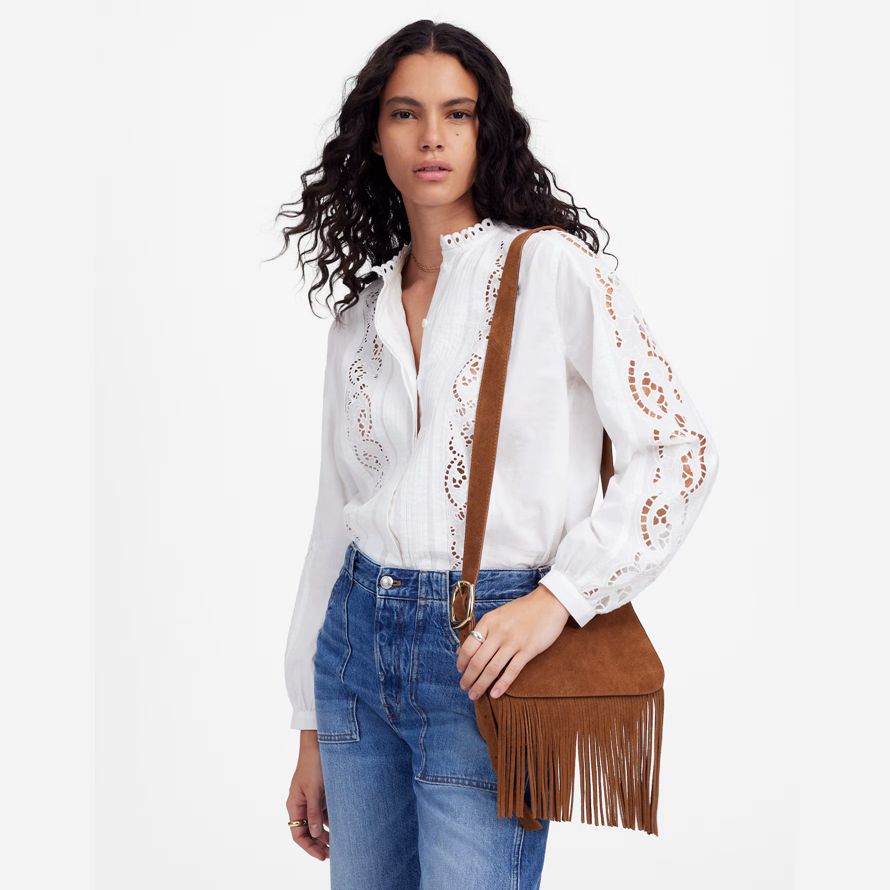 brun madewell la sculpturale boucle de femmes sac À bandoulière