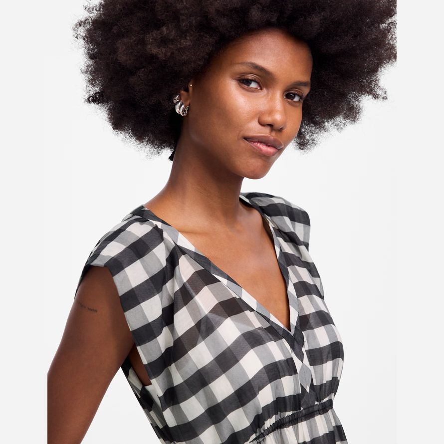 noir blanc madewell pure v-cou dolman maxi robe de womens