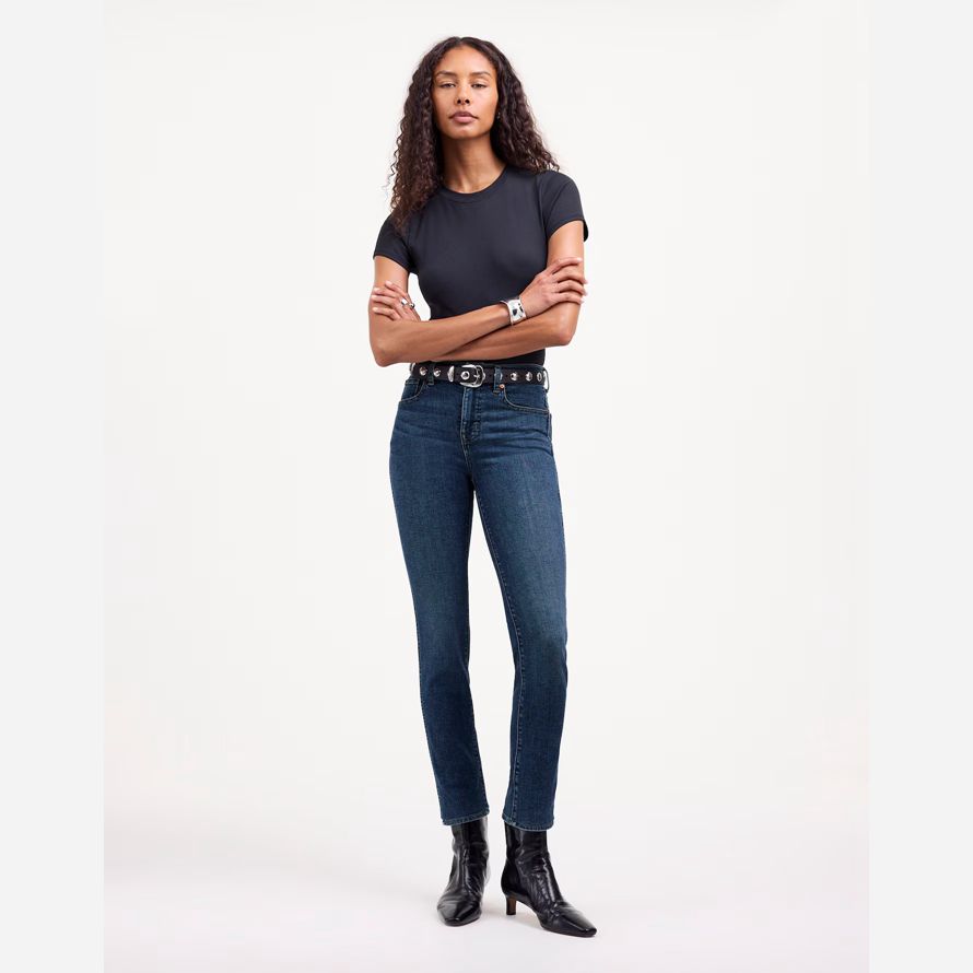 madewell de stovepipe womens jeans bleu