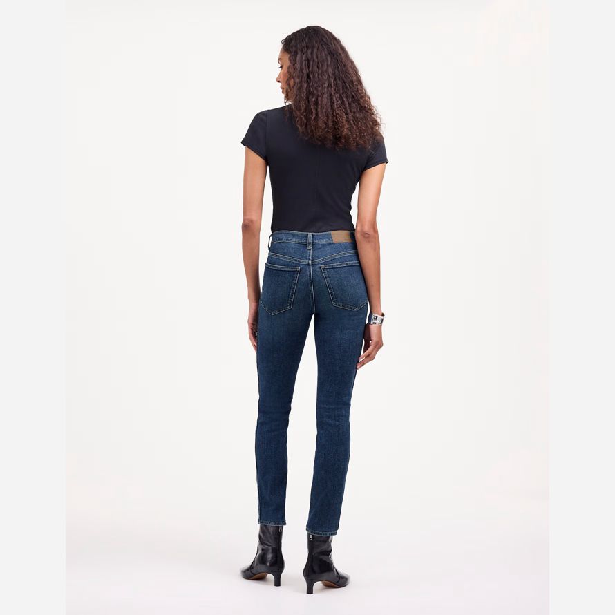 madewell de stovepipe womens jeans bleu