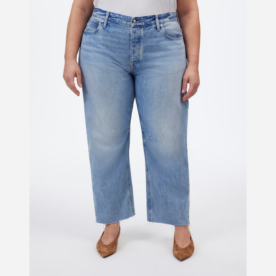 bleu madewell le plus précipitamment baril-jambe womens jeans