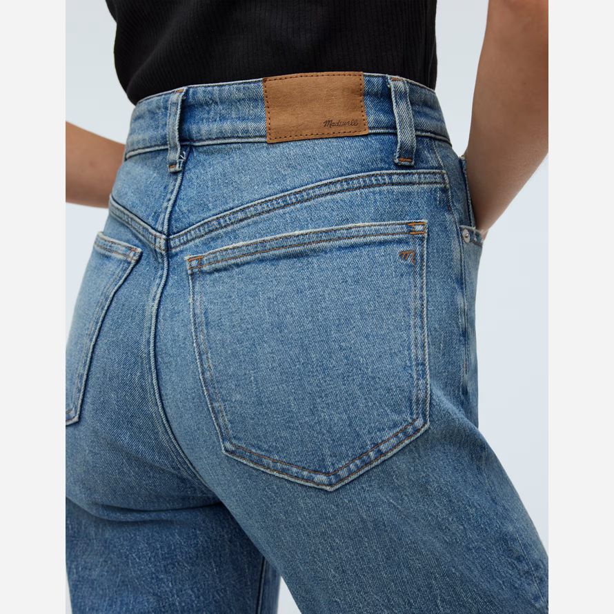 bleu madewell les années 90 les droites womens jeans