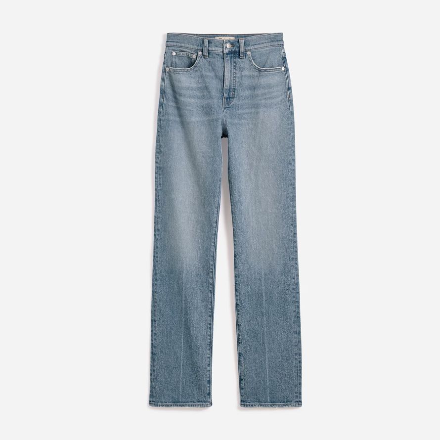 bleu madewell les années 90 les droites womens jeans