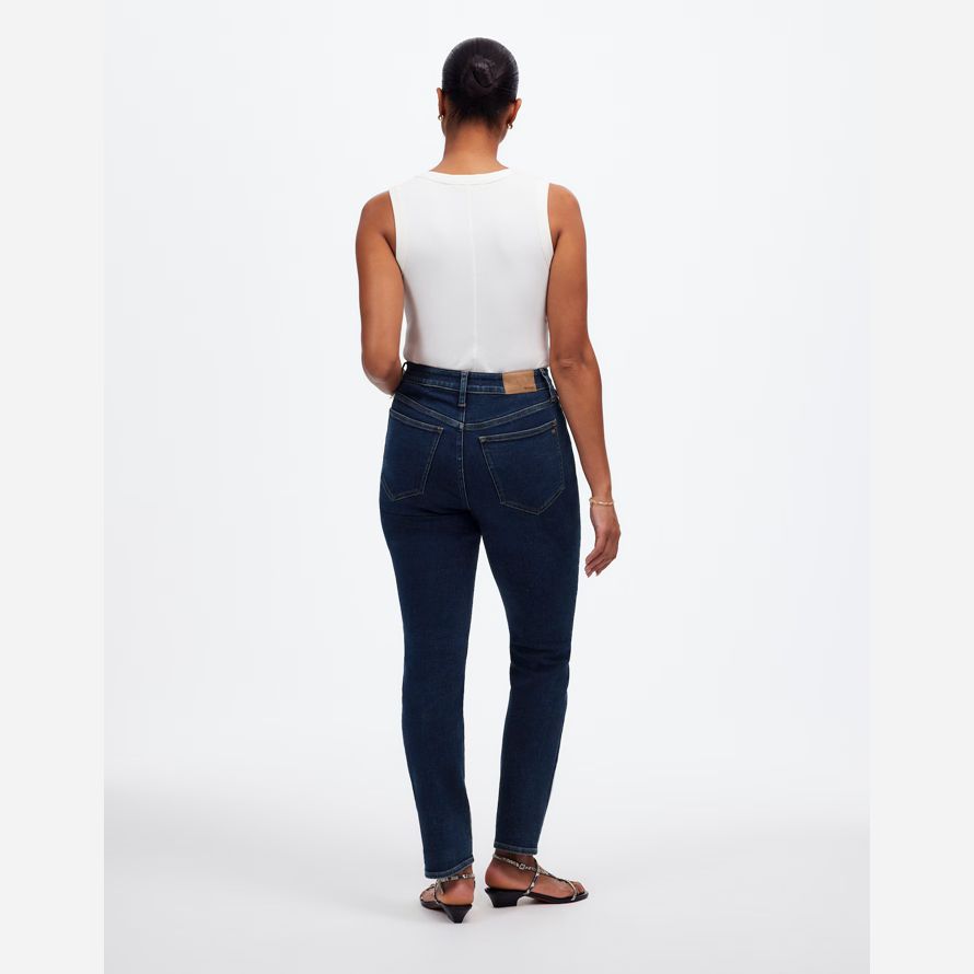 womens madewell rondes vintage parfait jeans bleu