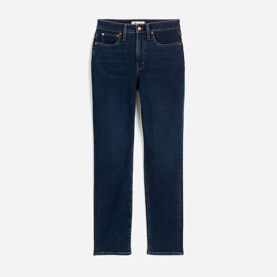 womens madewell rondes vintage parfait jeans bleu